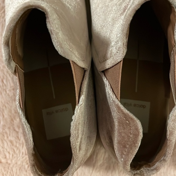 Dolce Vita Shoes - Dolce Vita Rose Colored Velvet Booties - 9
